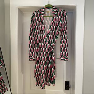 Diane Von Furstenberg Polo check new Jeanne dress
